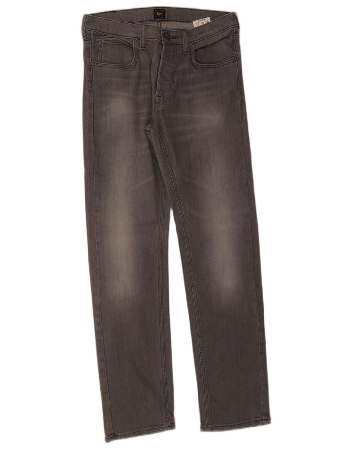 Lee Mens Daren Straight Jeans W31 L32 Grå Bomuld