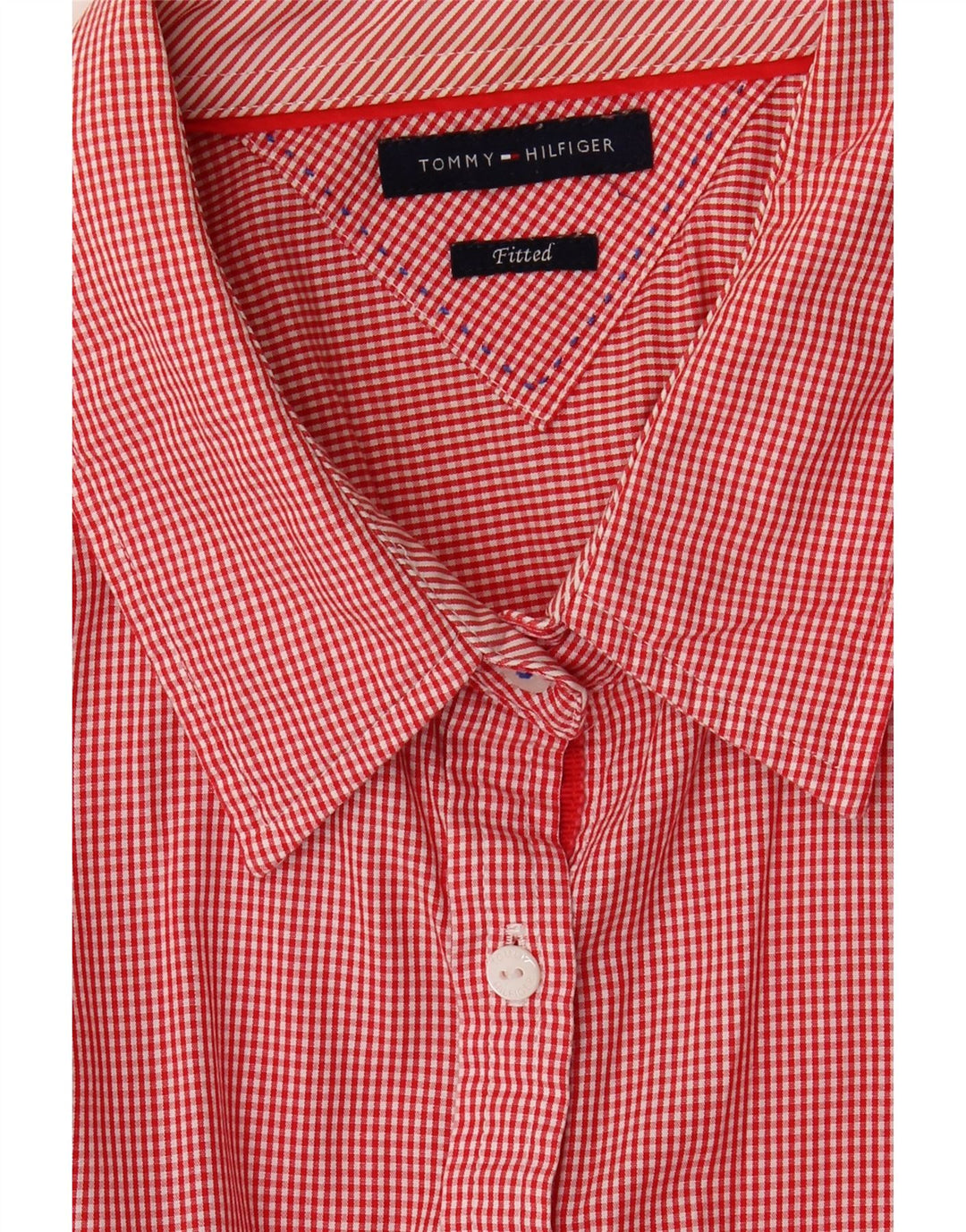 Tommy Hilfiger Dameskjorte UK 16 Large Red Gingham