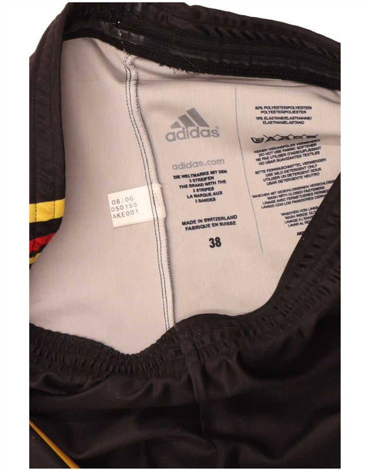 Adidas Womens Wurth Graphic Tracksuit Bukser EU 38 Medium Sort Stribet