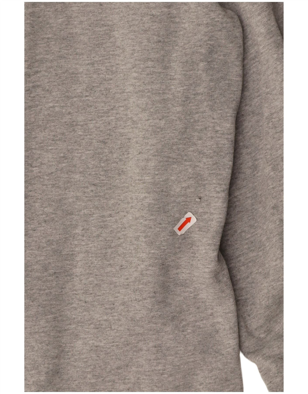 ADIDAS Mens Zip Hoodie Sweater Small Grey Cotton