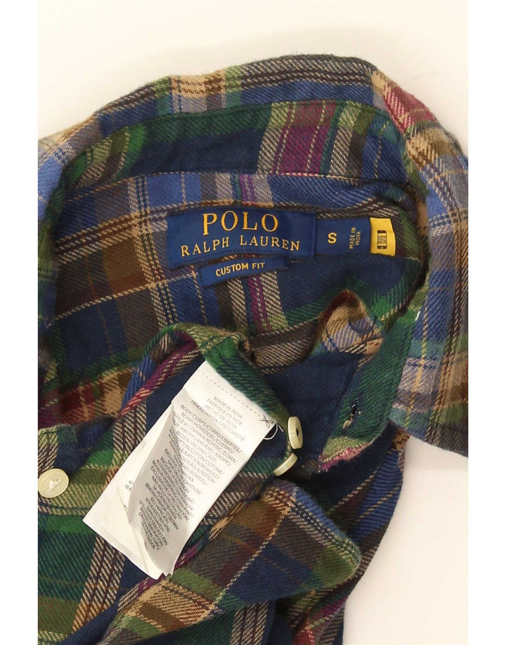 Polo Ralph Lauren Herre Custom Fit Flanellskjorte Lille flerfarvet ternet