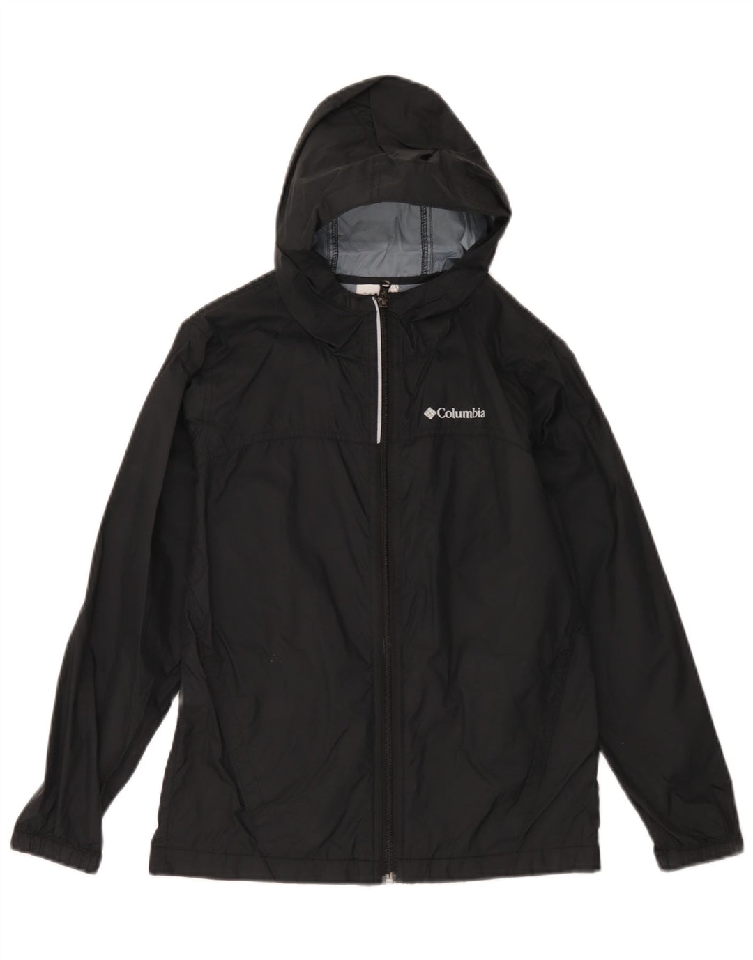 Columbia Boys Hætte regnjakke 10-11 år Medium Sort Nylon