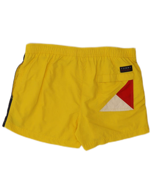 TOMMY HILFIGER Badeshorts til mænd Medium Gul Colourblock Polyamid