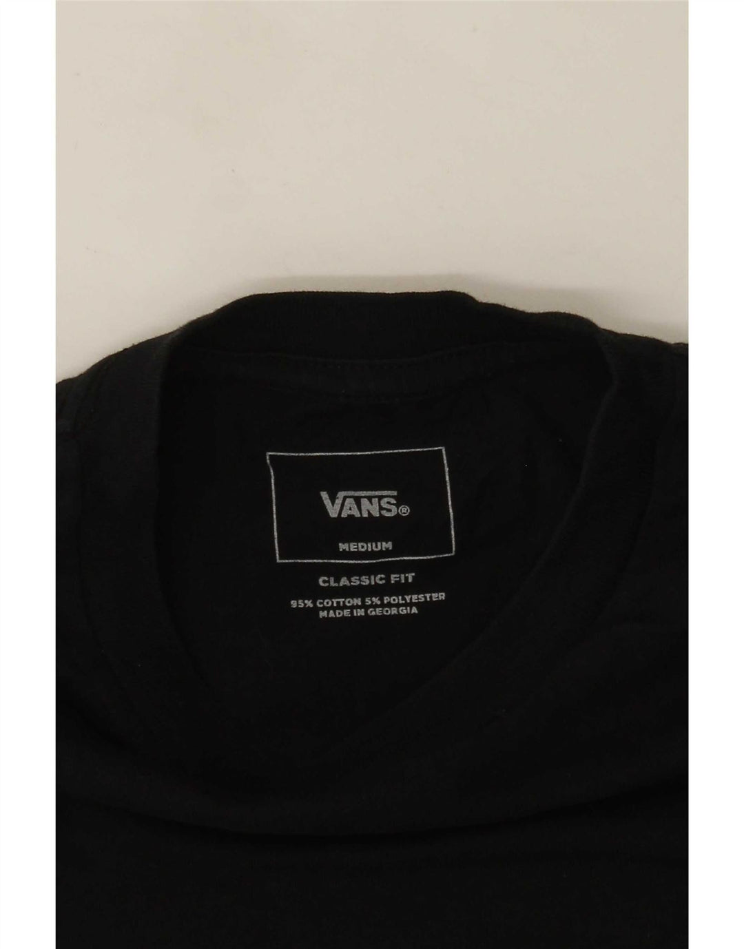 Vans Herre Classic Fit T-shirt Top Medium Grey Colourblock Bomuld