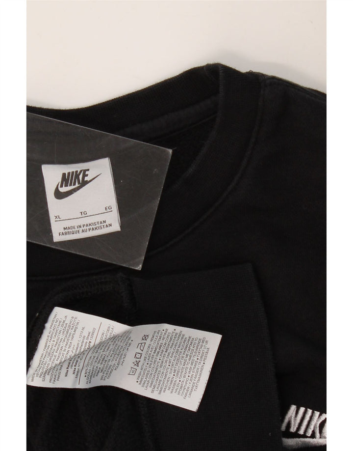 NIKE Sweatshirt Jumper XL til mænd, sort bomuld