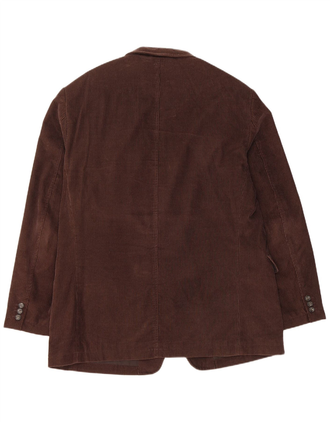 Marks & Spencer Herre 2-knaps Corduroy Blazer Jacket UK 40 Large Brown