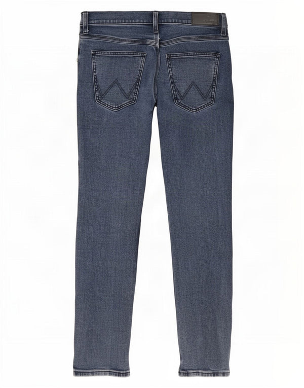 Wrangler Herre Regular Slim Jeans W32 L32 Blå Bomuld