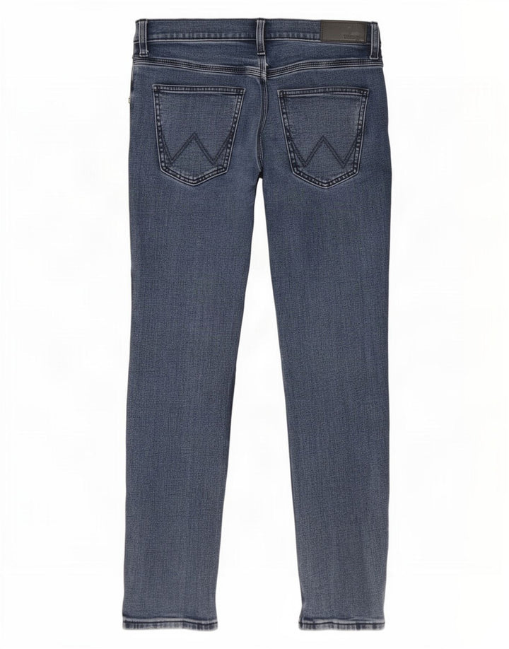 Wrangler Herre Regular Slim Jeans W32 L32 Blå Bomuld