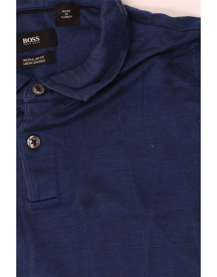 Hugo Boss Herre Regular Fit Polo Shirt Medium Navy Blue Bomuld