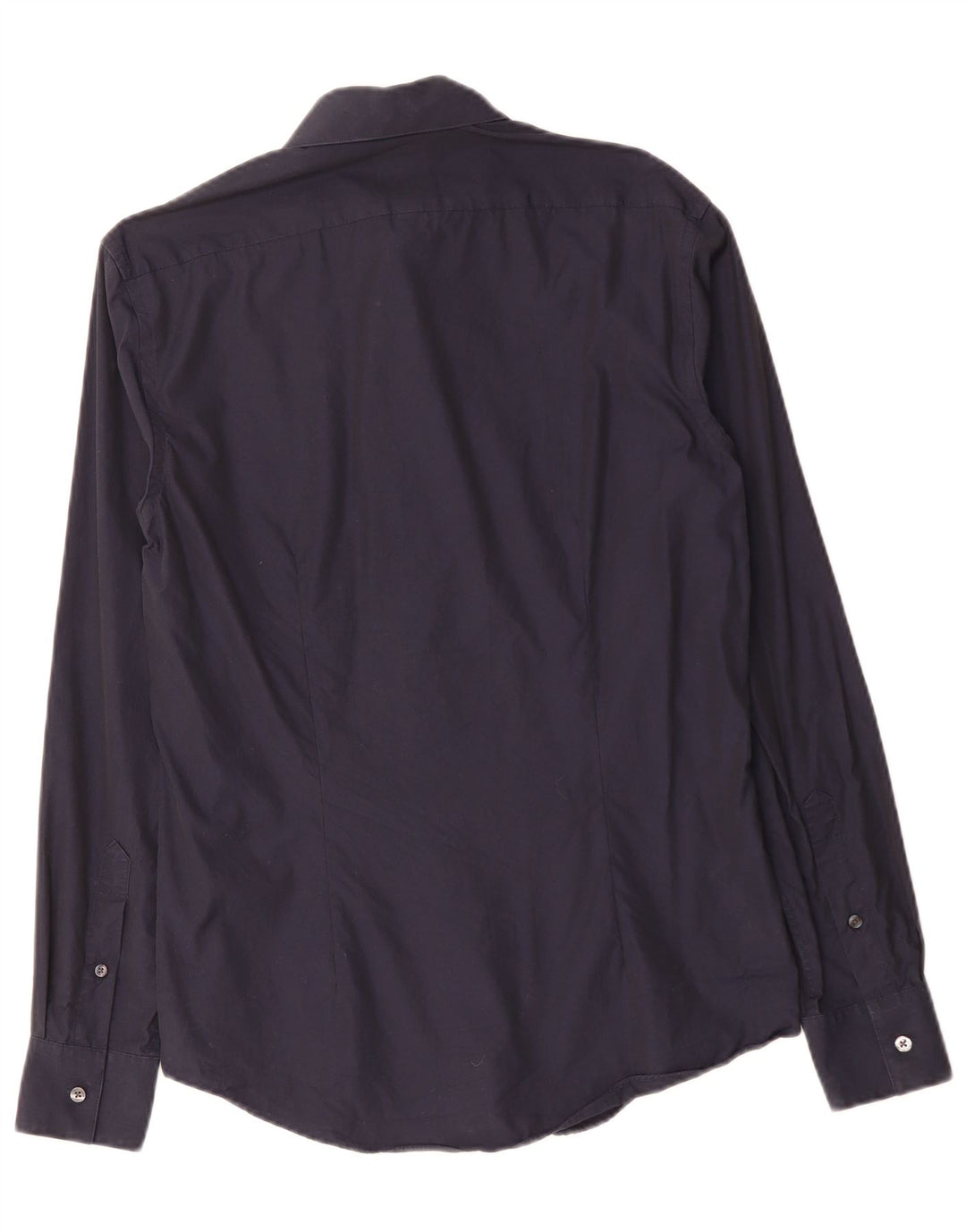 CALVIN KLEIN Slim Fit skjorte til mænd, lille marineblå bomuld