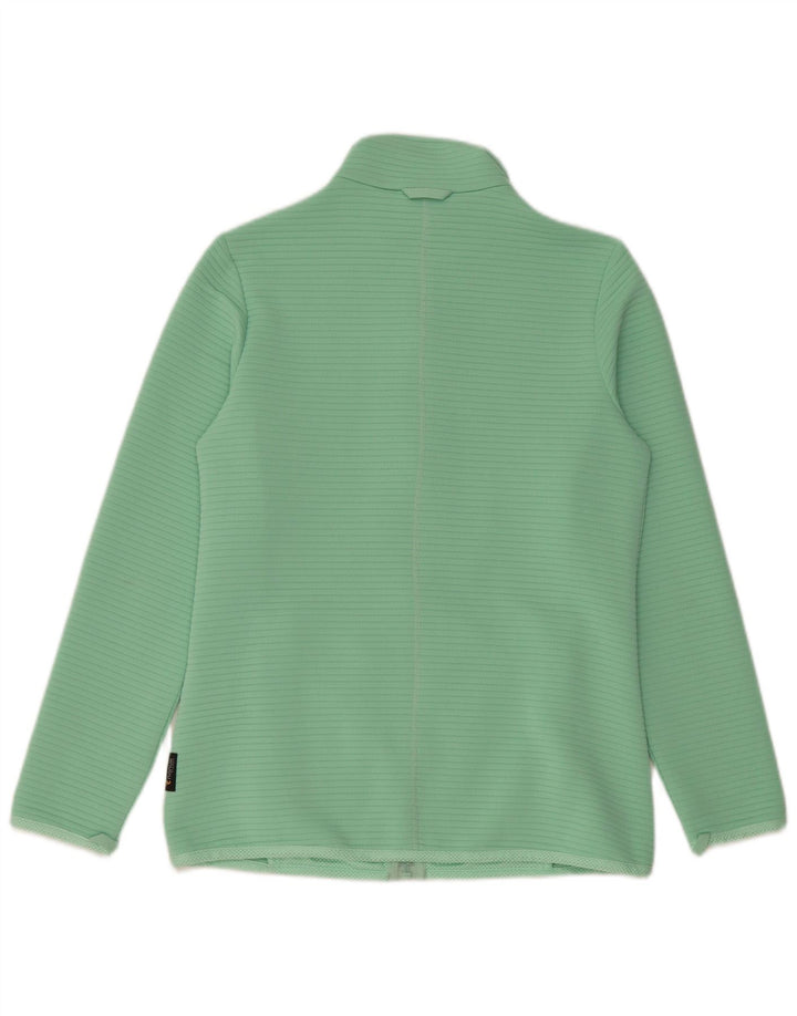 JACK WOLFSKIN Træningsdragt topjakke til kvinder UK 10 Lille grøn polyester
