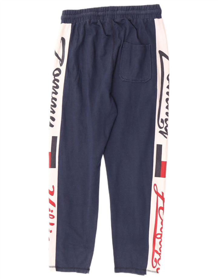 Tommy Hilfiger Herre grafiske træningsdragt Bukser Large Blue Colourblock
