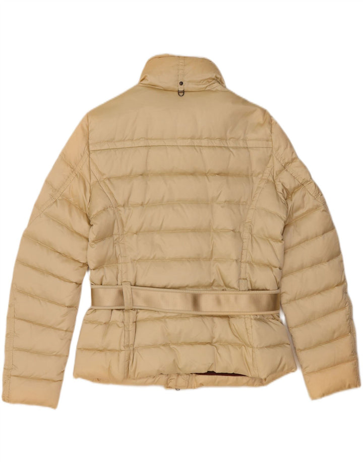PEUTEREY Womens Padded Jacket IT 46 Large Beige Polyamide Vintage PEUTEREY and Second-Hand PEUTEREY from Messina Hembry 