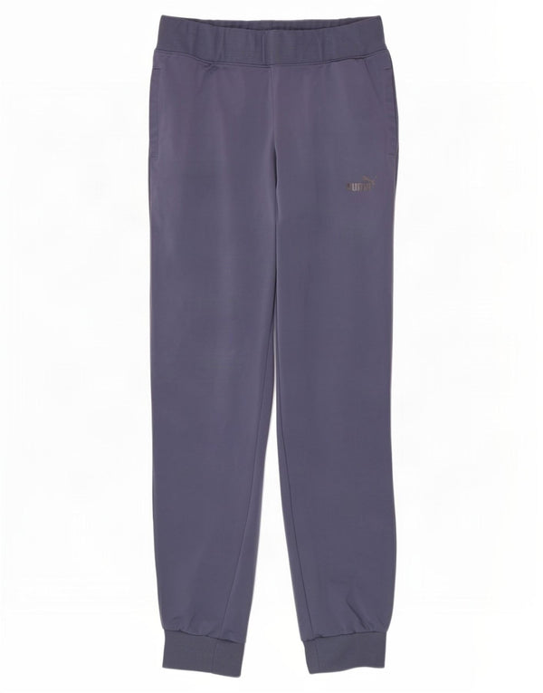 Puma træningsdragt til kvinder Joggers UK 12 Medium Blue Polyester