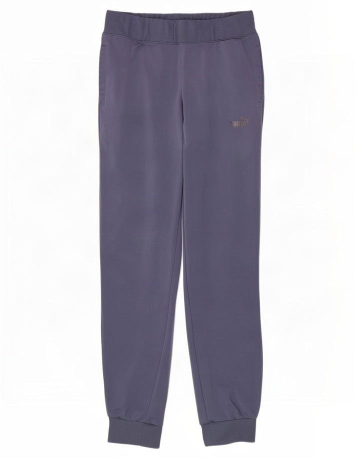 Puma træningsdragt til kvinder Joggers UK 12 Medium Blue Polyester