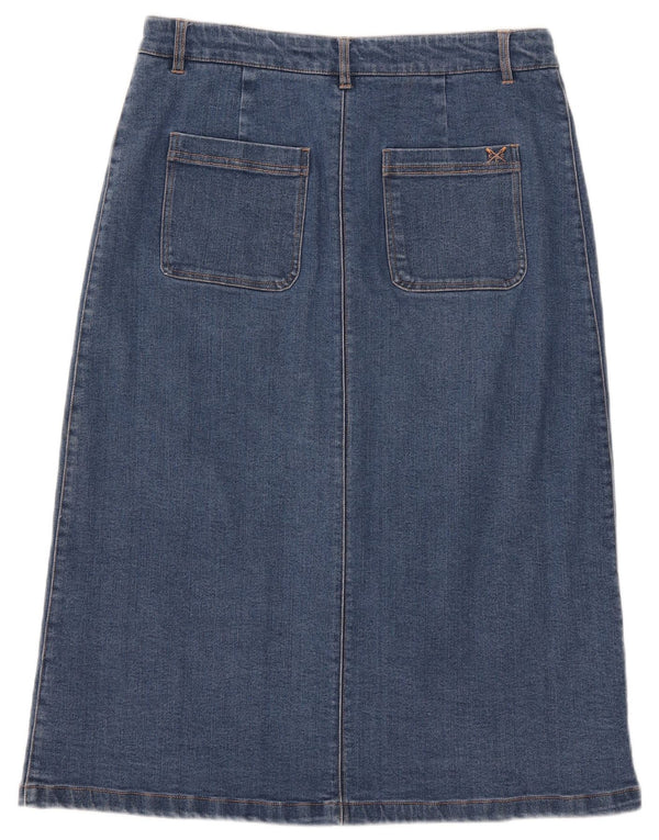 Crew Clothing Dame Denim Nederdel UK 12 Medium W30 Blue Cotton