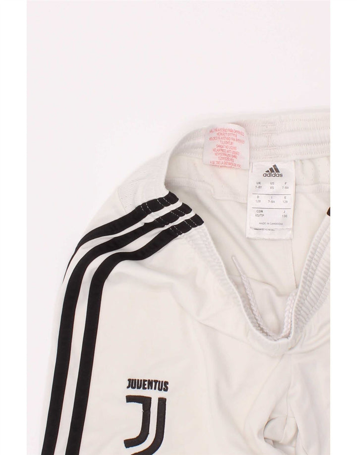 Adidas Boys Juventus Graphic Sports Shorts 7-8 År Hvid Polyester