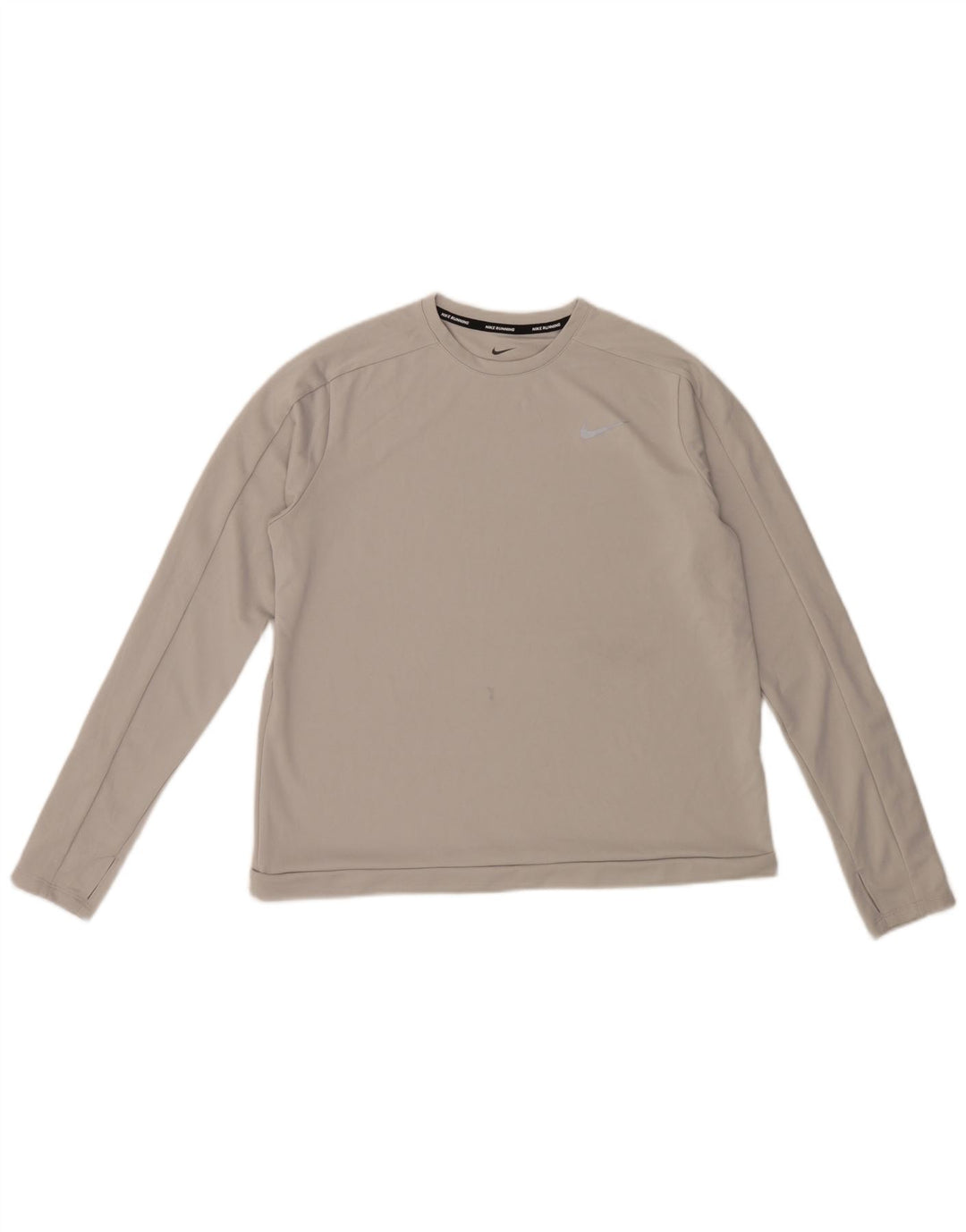 Nike Dame Top Langærmet UK 16 Large Grå