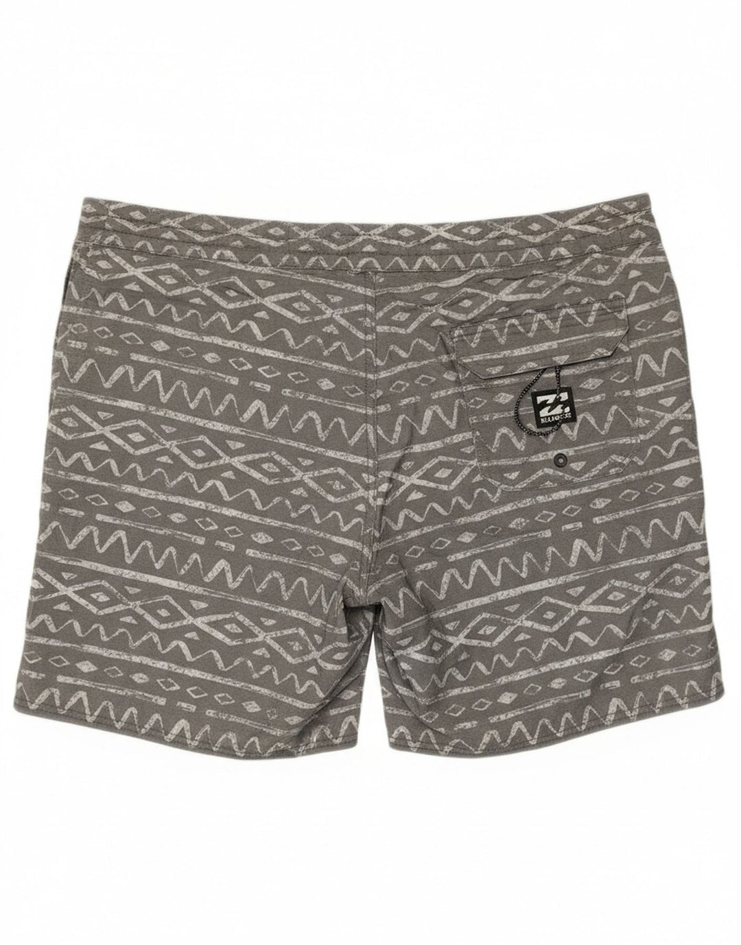 Billabong Badeshorts til mænd XL Grå Geometrisk Bomuld