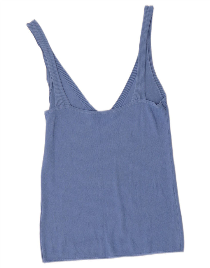 Zara Dame Cami Top UK 12 Medium Blue