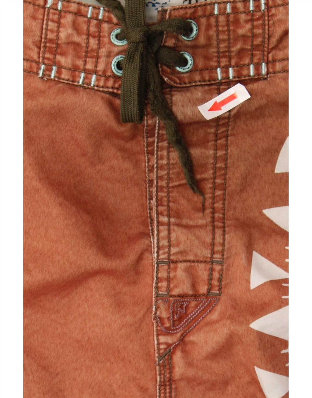 Quiksilver Herre grafiske svømmeshorts Medium Brun Geometrisk Polyester