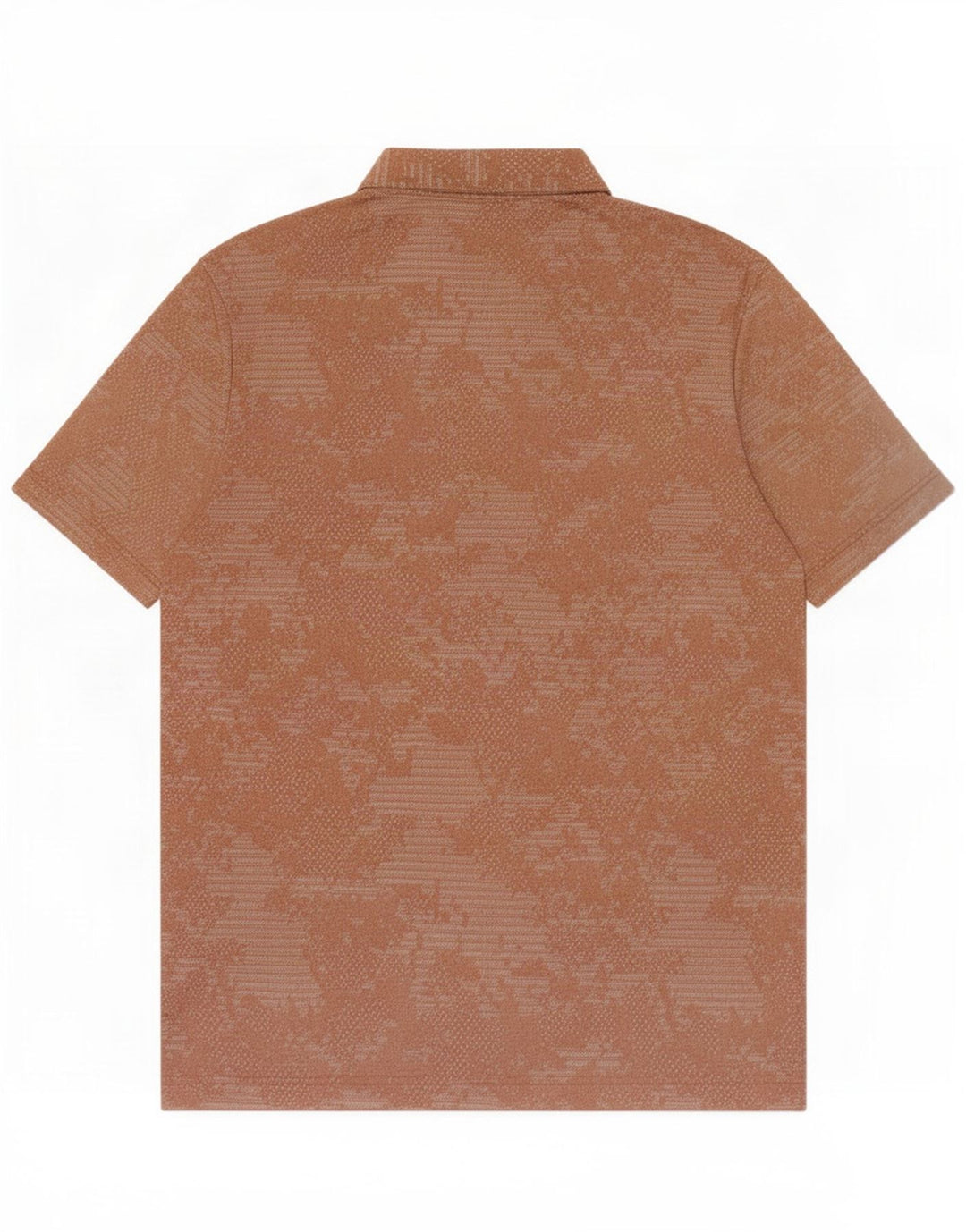 Adidas Polo Shirt til mænd Stor brun geometrisk polyester