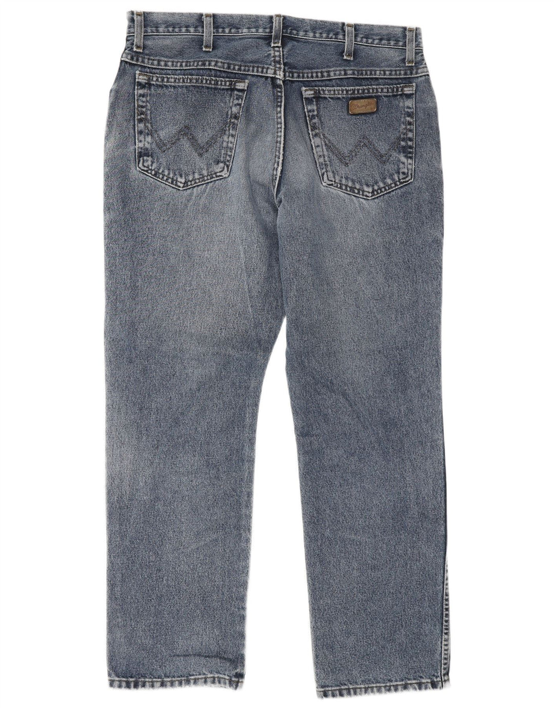 Wrangler Herre Texas Straight Jeans W35 L30 Blå Bomuld