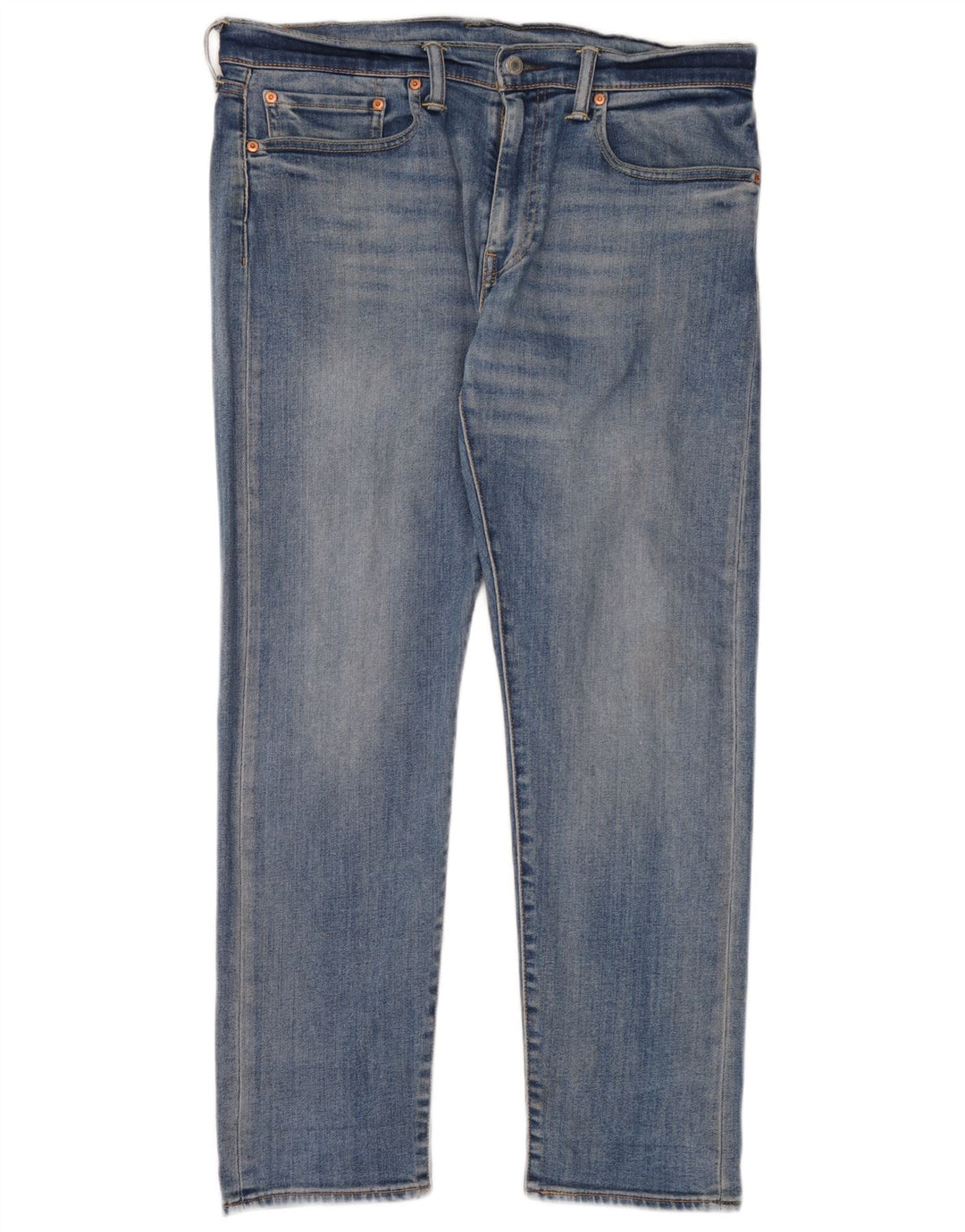 Levi's Herre 502 tilspidsede jeans W34 L30 blå bomuld