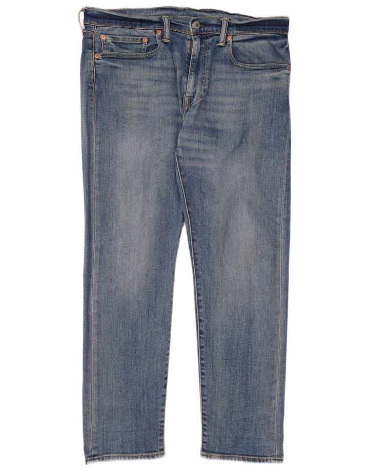 Levi's Herre 502 tilspidsede jeans W34 L30 blå bomuld