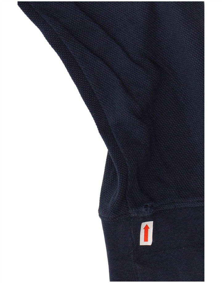 TOMMY HILFIGER Herre Vintage Fit Sweatshirt Jumper Stor marineblå bomuld