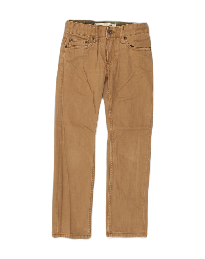 LEVI'S Girls 511 Slim Jeans 7-8 Years W24 L22 Brown Cotton | Vintage Levi's | Thrift | Second-Hand Levi's | Used Clothing | Messina Hembry 