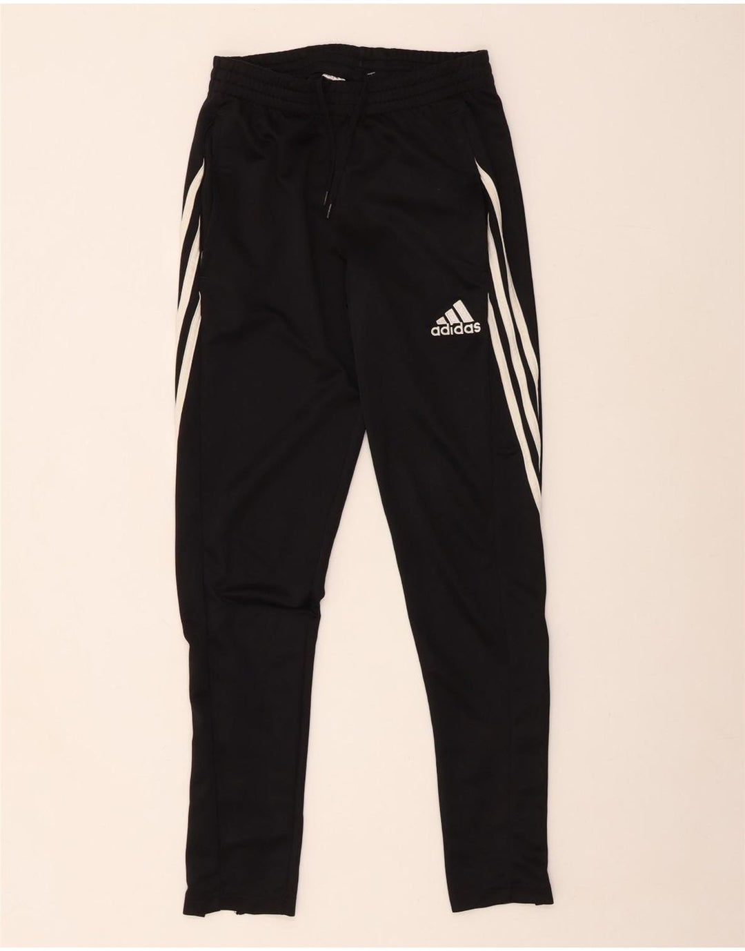 Adidas Womens Climalite træningsdragt Bukser UK 6 XS Sort Polyester