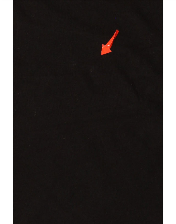 Hugo Boss Herre T-Shirt Top Stor Sort Bomuld