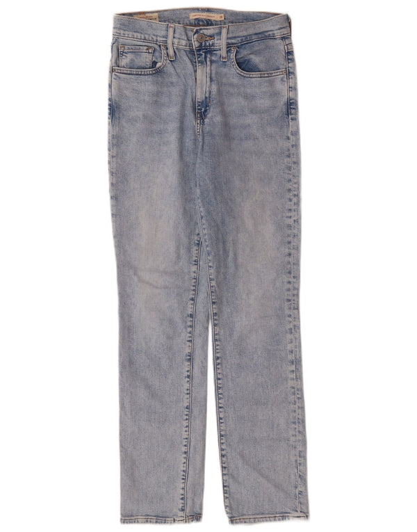 Levi's Womens 724 Højtaljede lige jeans W26 L28 Blå