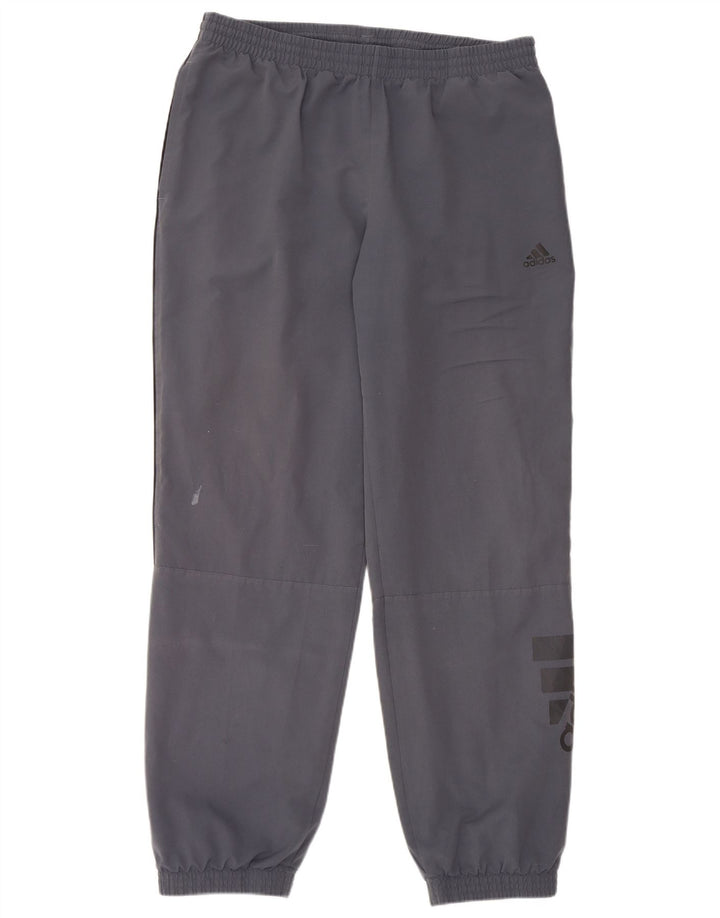 ADIDAS Grafisk træningsdragt bukser til mænd Joggers Large Grå Polyester