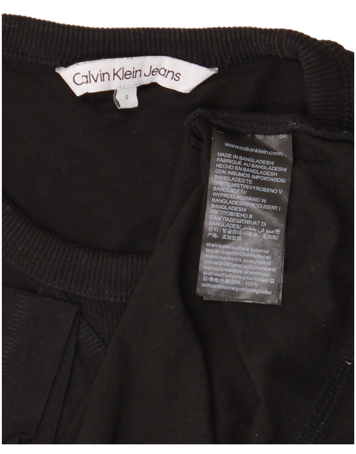 CALVIN KLEIN JEANS Herre T-Shirt Top Lille Sort Bomuld
