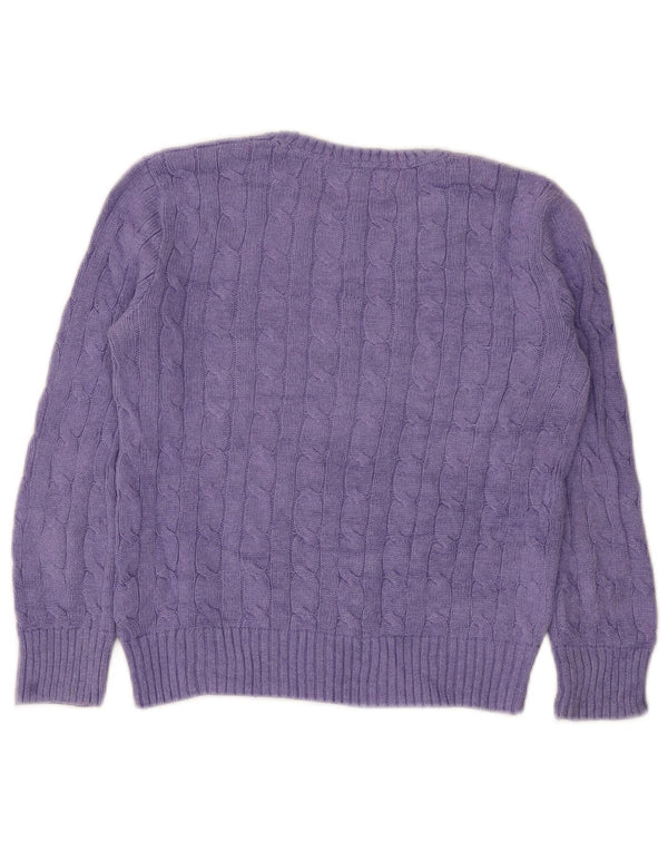 Polo Ralph Lauren piger bådhals sweater 7-8 år lille lilla