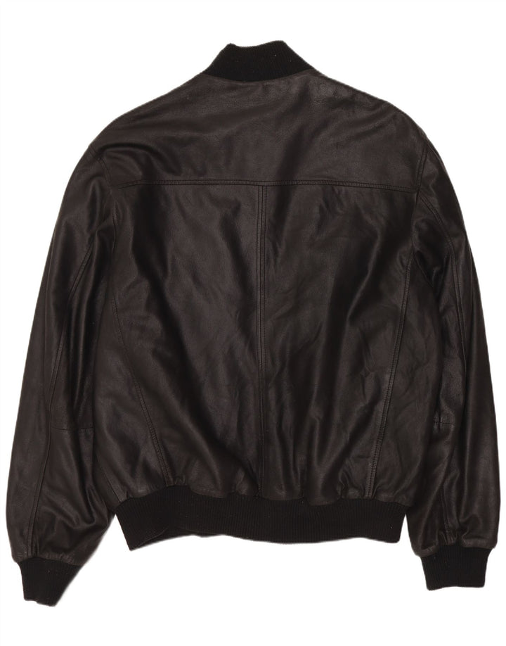 Vintage herre læderjakke UK 42 XL Sort