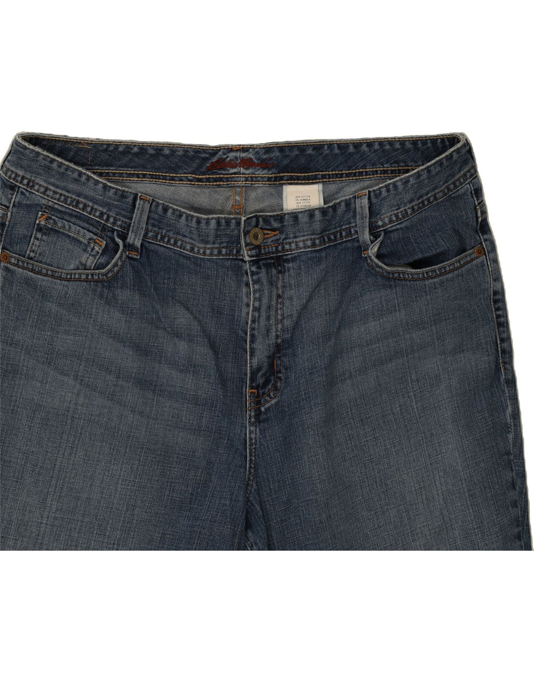 EDDIE BAUER Womens Bootcut Jeans W38 L28  Blue Cotton Vintage Eddie Bauer and Second-Hand Eddie Bauer from Messina Hembry 