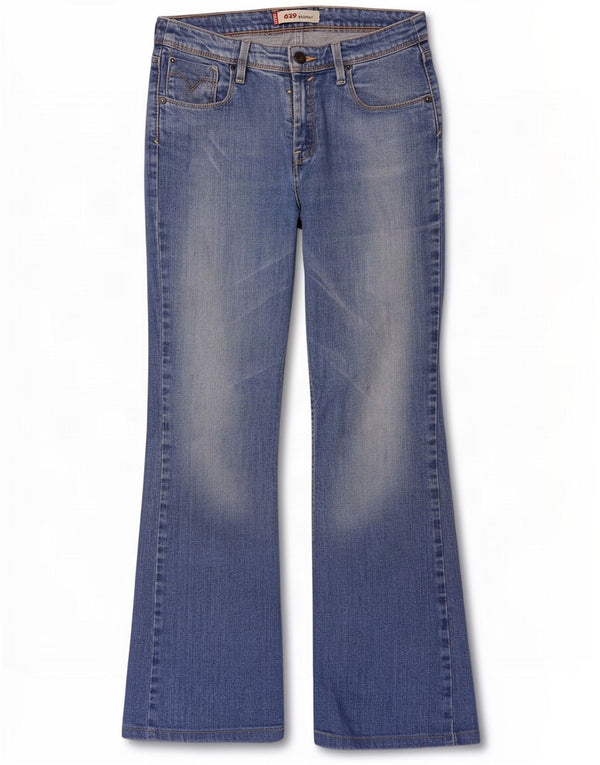 Levi's Dame 629 Bootcut Jeans W28 L30 Blå