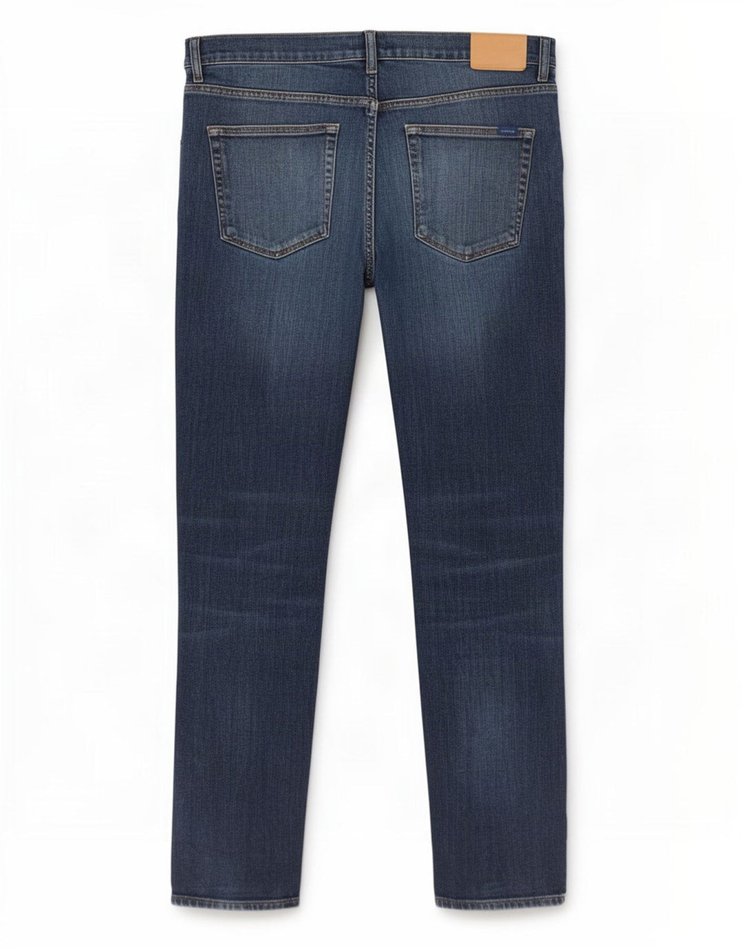 Gant Straight Jeans til mænd W38 L32 blå bomuld