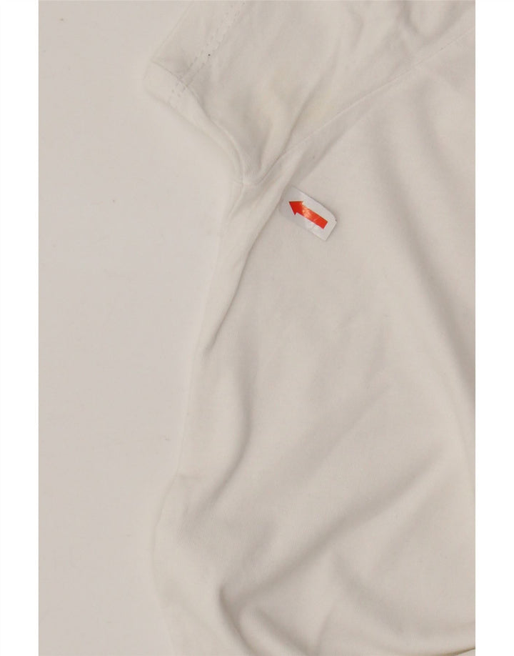 LEVI'S T-shirt top til kvinder UK 14 Medium White