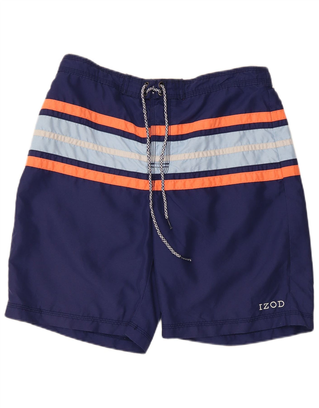 Izod Badeshorts til mænd Medium Navy Blue Colourblock Polyester