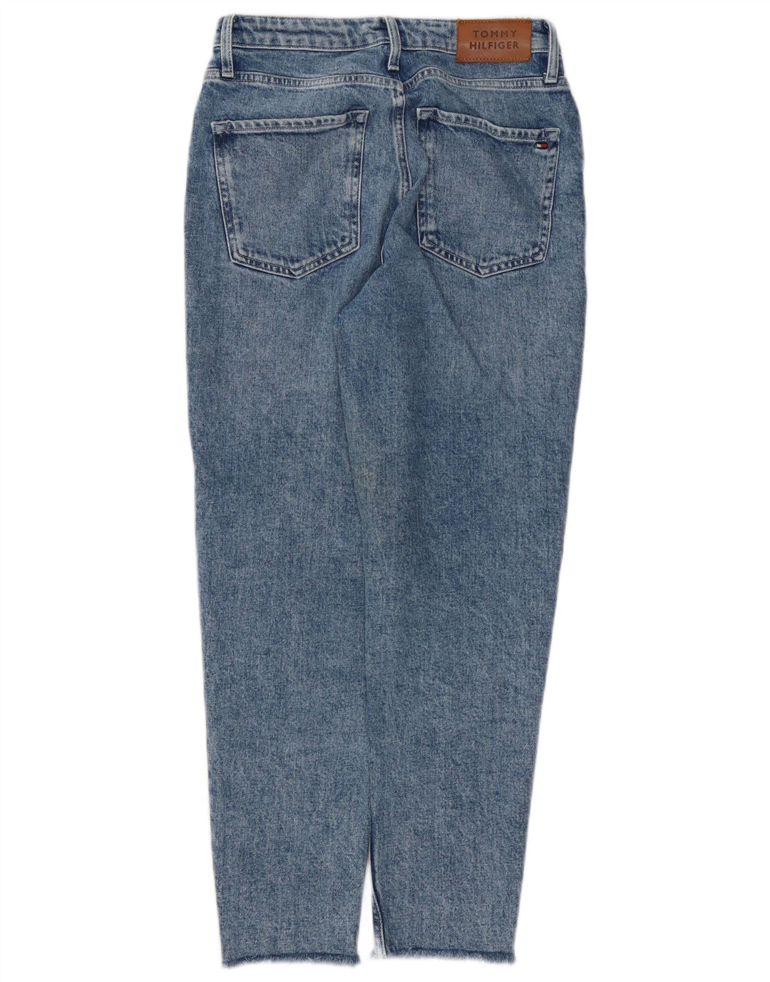 TOMMY HILFIGER Gramercy Tapered Jeans til kvinder W27 L28 blå bomuld