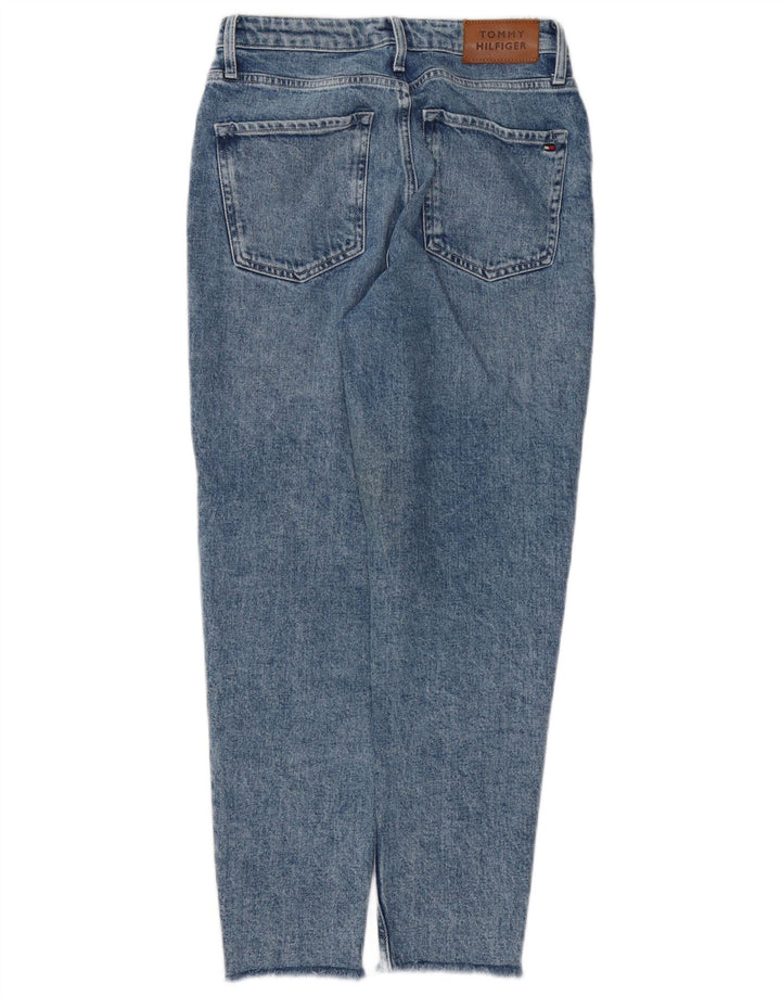 TOMMY HILFIGER Gramercy Tapered Jeans til kvinder W27 L28 blå bomuld