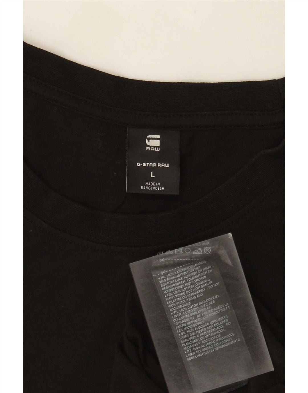 G-Star Herre T-Shirt Top Stor Sort Bomuld