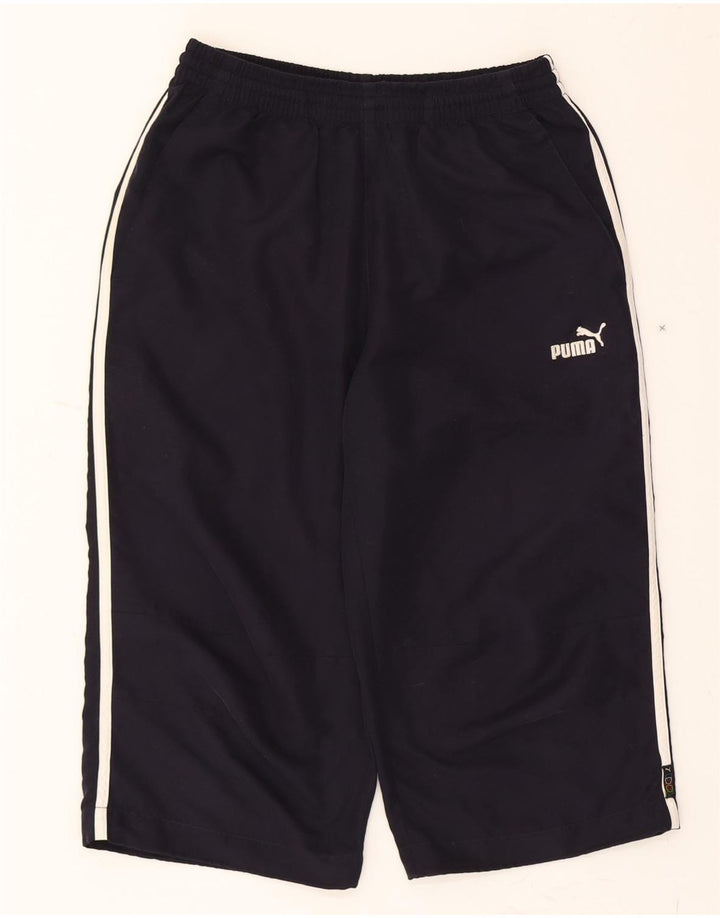 PUMA Mens Bermuda Sport Shorts Small Navy Blue Vintage Puma and Second-Hand Puma from Messina Hembry 