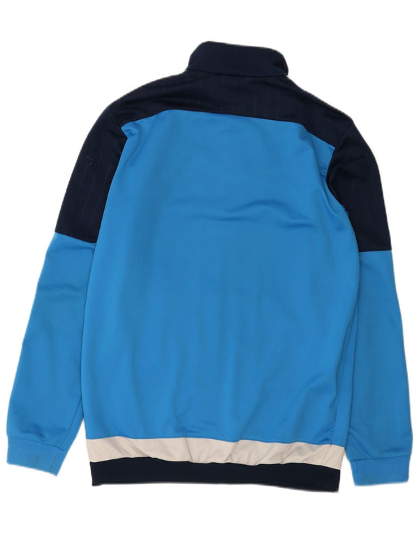 Adidas Herre grafisk træningsdragt Top jakke Lille blå Colourblock Polyester