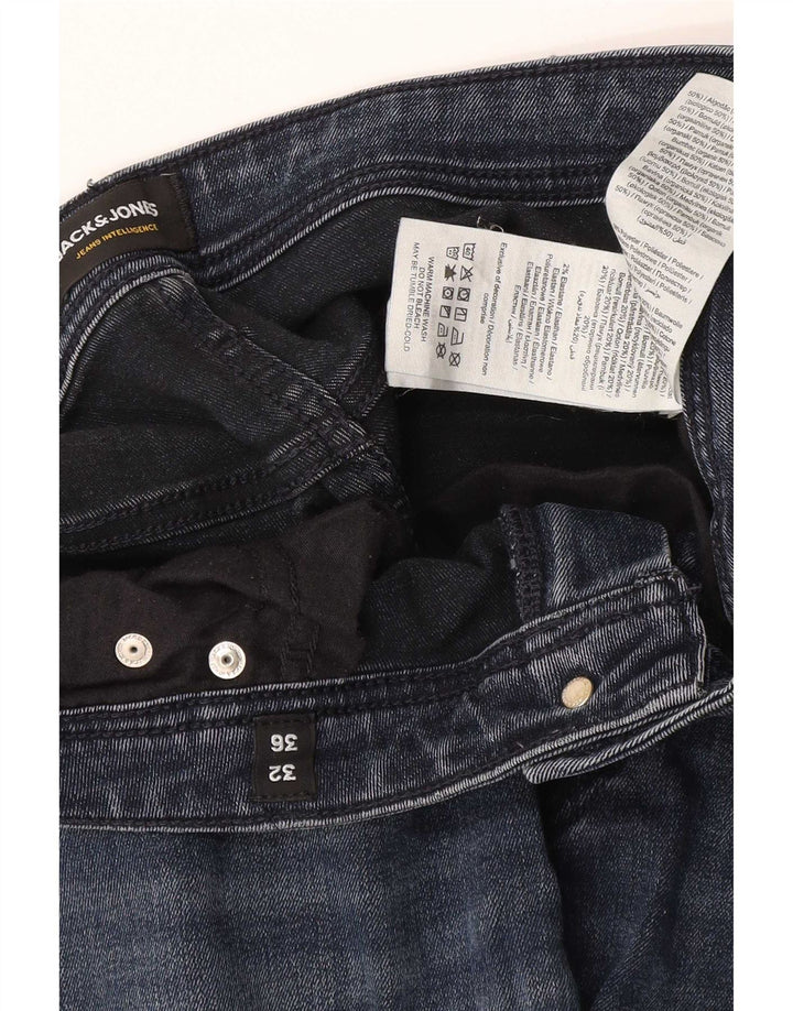 Jack & Jones Herre Liam Skinny Jeans W32 L36 Blå Bomuld