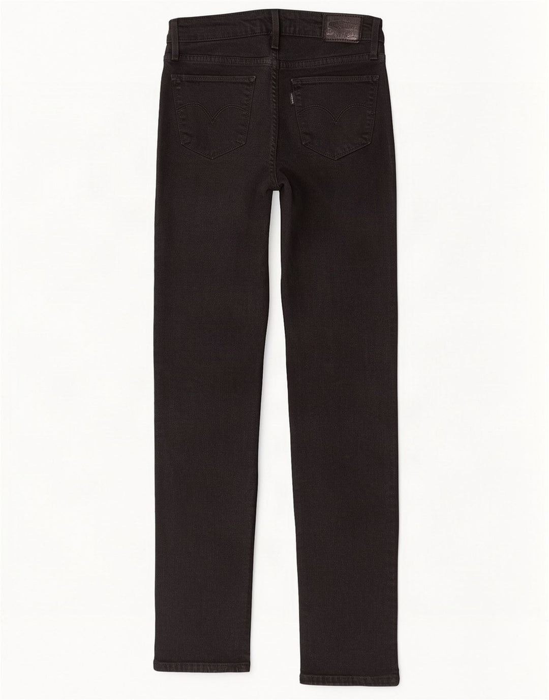 Levi's Dame 712 Slim Jeans W25 L32 Sort Bomuld